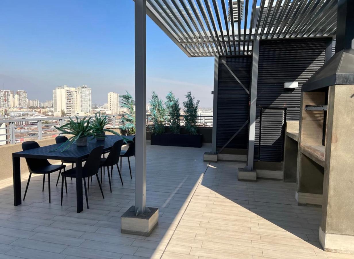 Apartamento En Santiago Centro Cerca De Movistar Arena, Caupolican 외부 사진