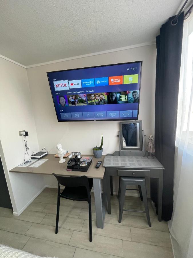 Apartamento En Santiago Centro Cerca De Movistar Arena, Caupolican 외부 사진