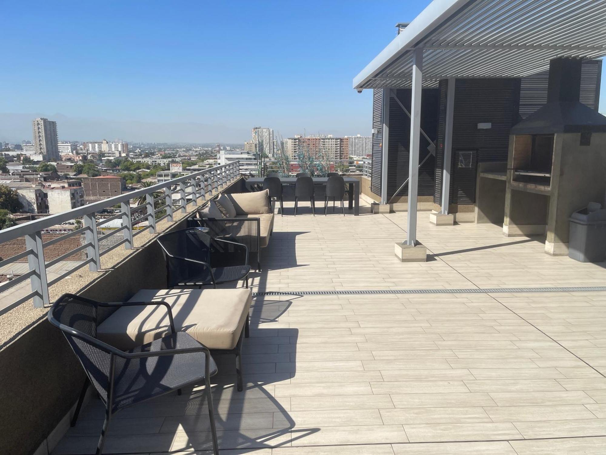 Apartamento En Santiago Centro Cerca De Movistar Arena, Caupolican 외부 사진