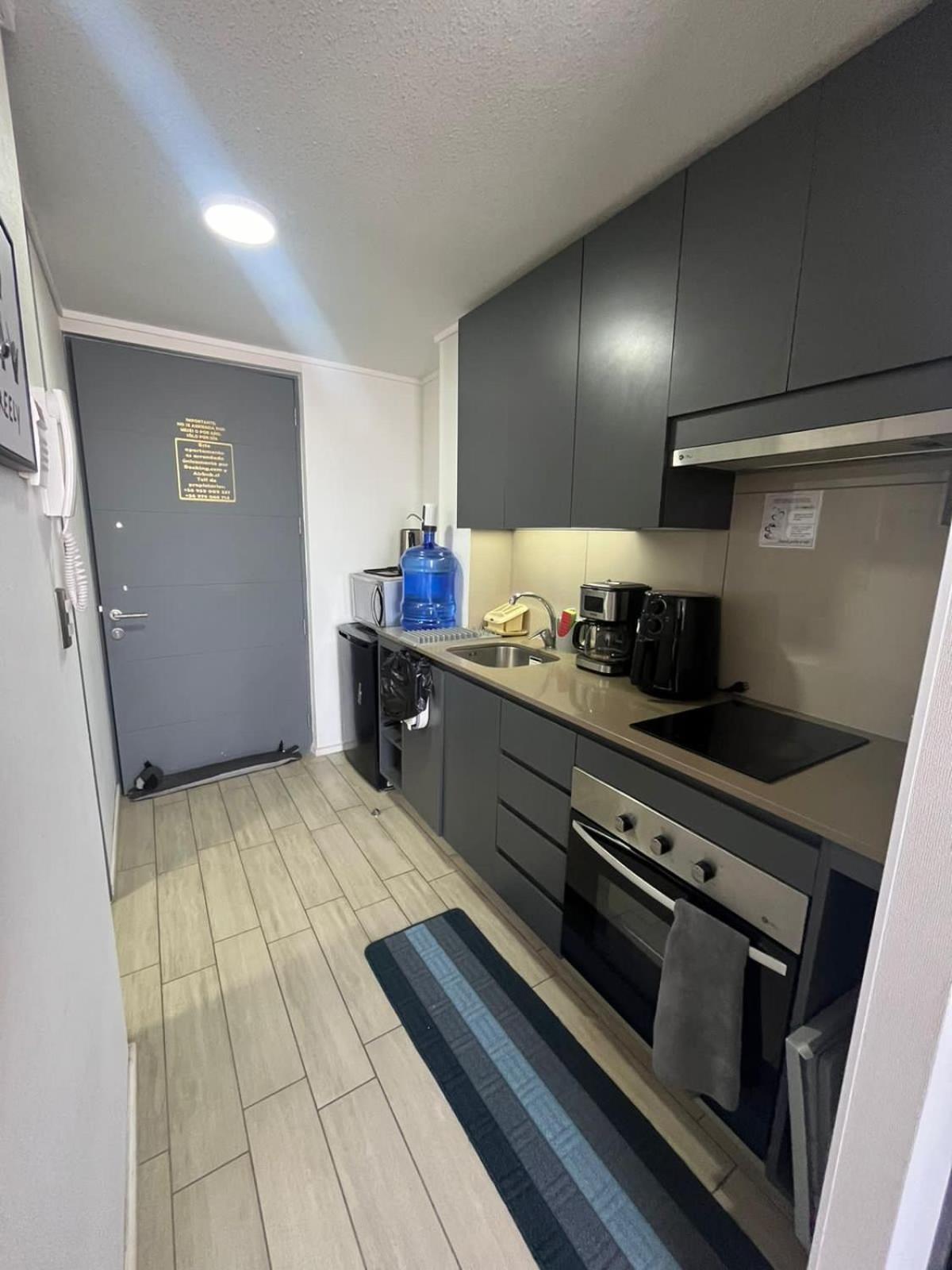 Apartamento En Santiago Centro Cerca De Movistar Arena, Caupolican 외부 사진