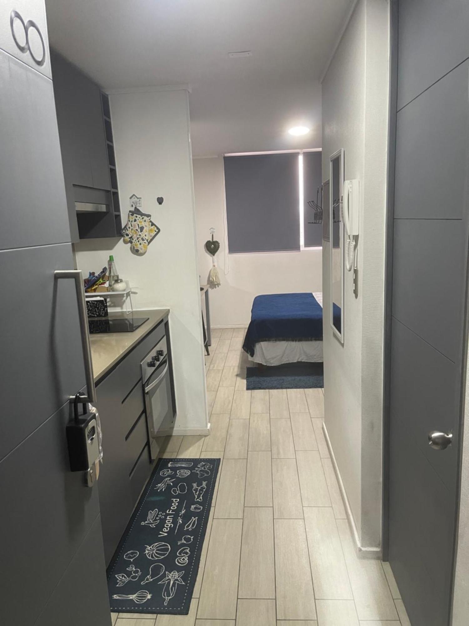 Apartamento En Santiago Centro Cerca De Movistar Arena, Caupolican 외부 사진