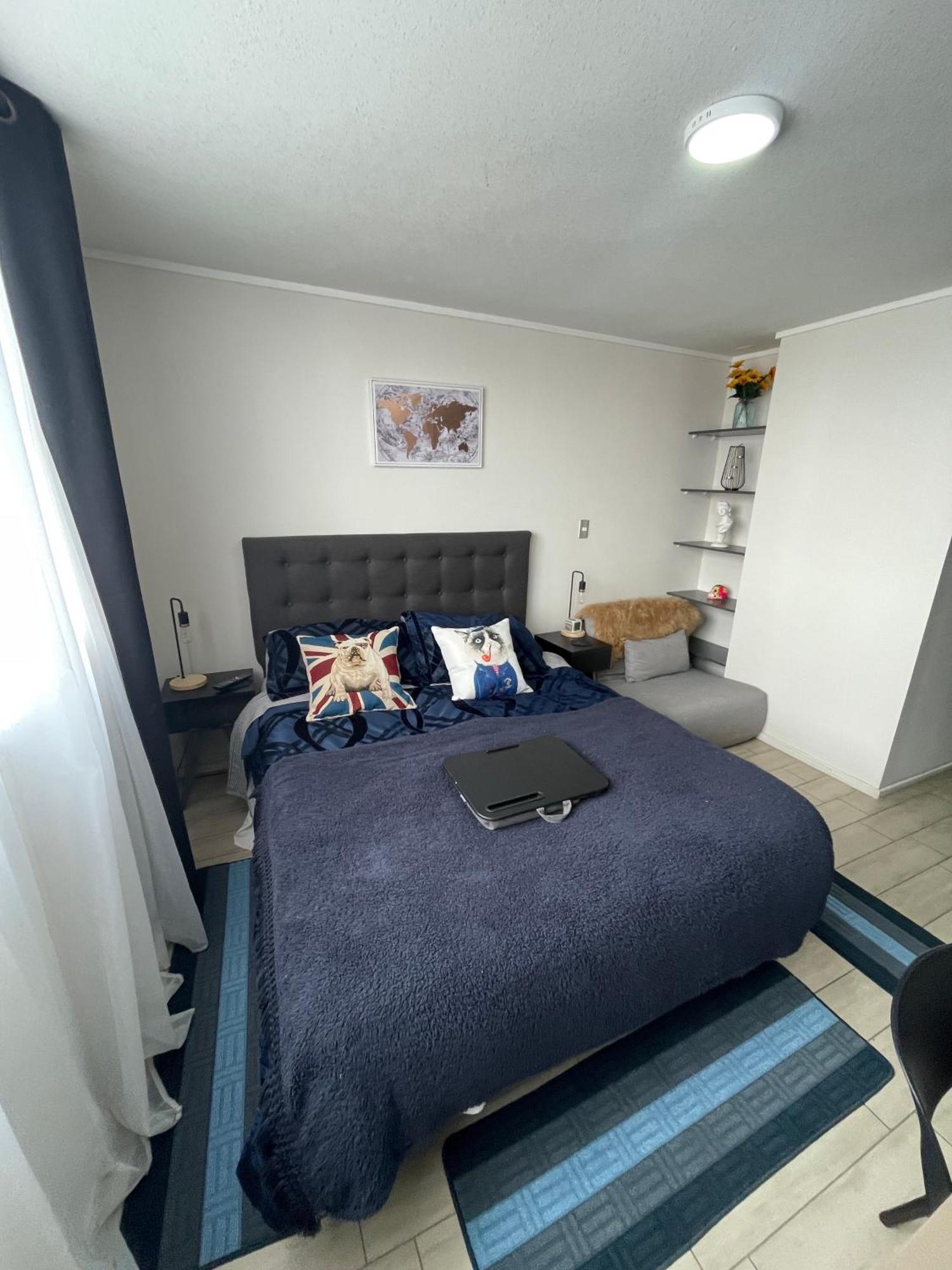 Apartamento En Santiago Centro Cerca De Movistar Arena, Caupolican 외부 사진