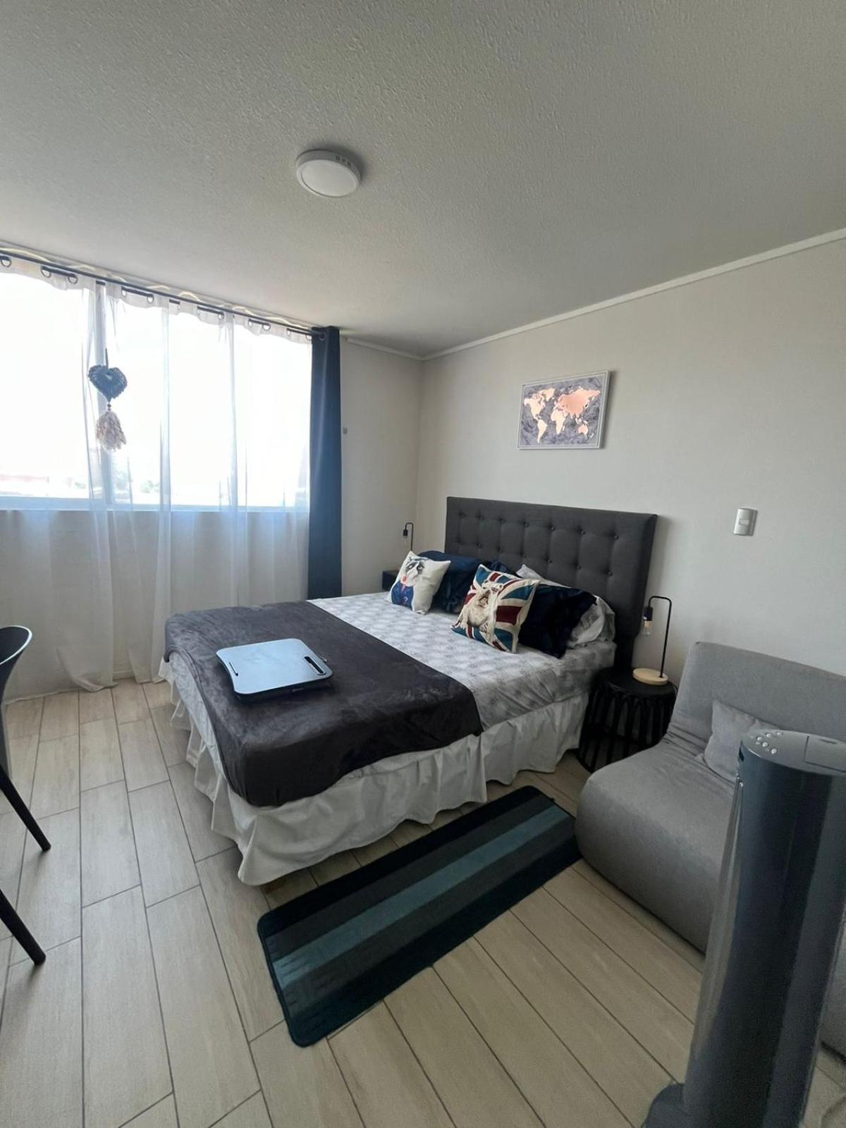 Apartamento En Santiago Centro Cerca De Movistar Arena, Caupolican 외부 사진